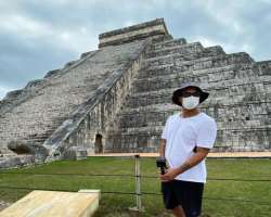 He visited different parts of the world including Chichen Itza in Mexico for creating content for his channel.